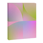 summer pastel gradient shape 1 Canvas Print Gallery Image 8