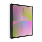 summer pastel gradient shape 1 Framed Canvas Print Gallery Image 2