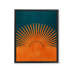 sun Framed Canvas Print Gallery Image 8