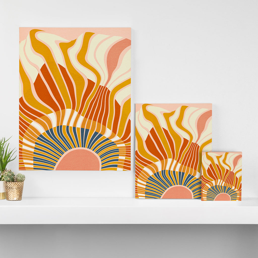 sun rays Canvas Print Gallery Image 3