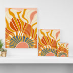 sun rays Canvas Print Gallery Image 3