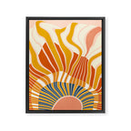 sun rays Framed Canvas Print Gallery Image 6