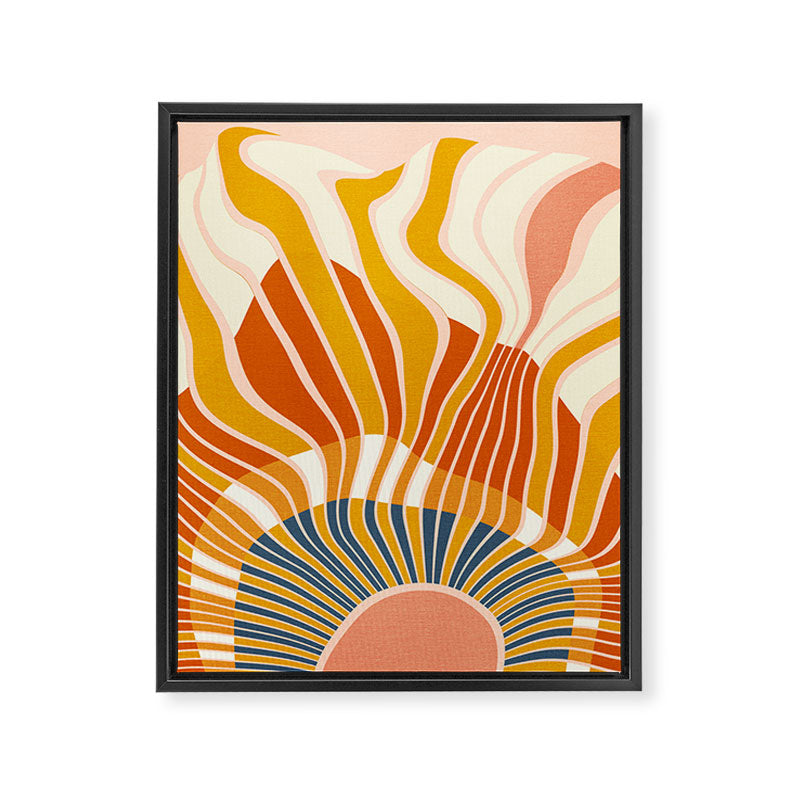 sun rays Framed Canvas Print Gallery Image 6