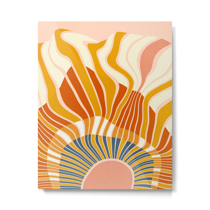 sun rays Metal Print Gallery Image 1