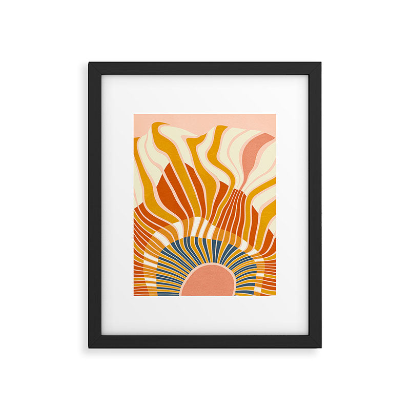 sun rays Framed Art Print Gallery Image 5