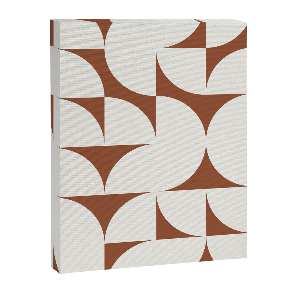 sweet dreams geometry abstract brown Canvas Print Gallery Image 8