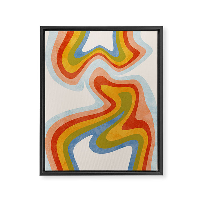 swirly arc 2 Framed Canvas Print Gallery Image 1