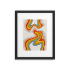 swirly arc 2 Framed Art Print Gallery Image 5