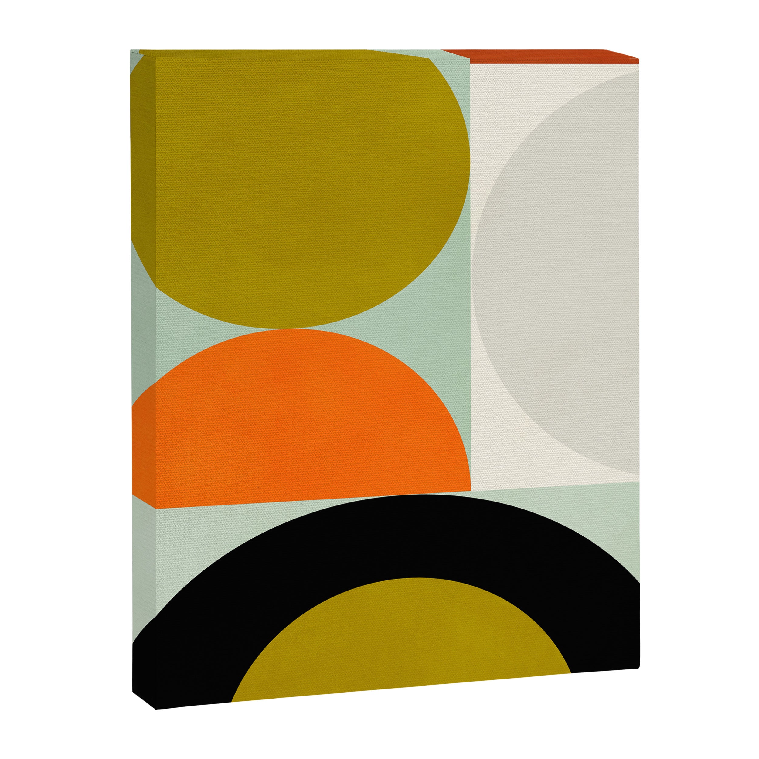 think big 3 shapes geometric Canvas Print Gallery Image 6