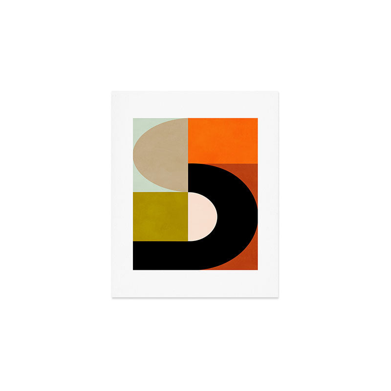 think big 4 shapes geometric Art Print Gallery Image 1