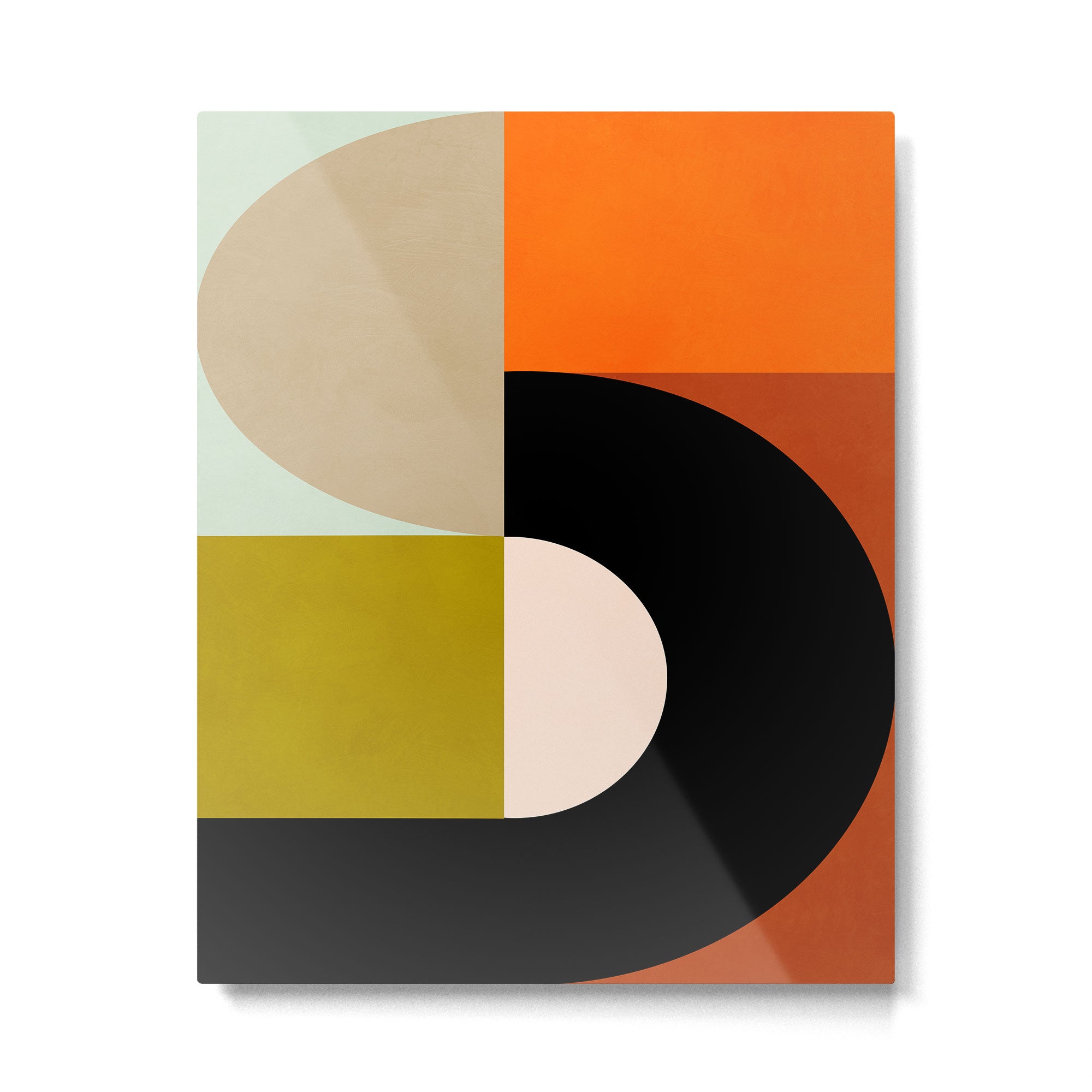 think big 4 shapes geometric Metal Print Gallery Image 4