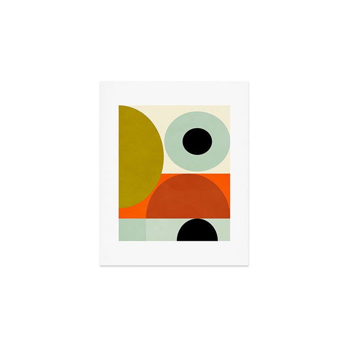 think big 5 shapes geometric Art Print Gallery Image 1