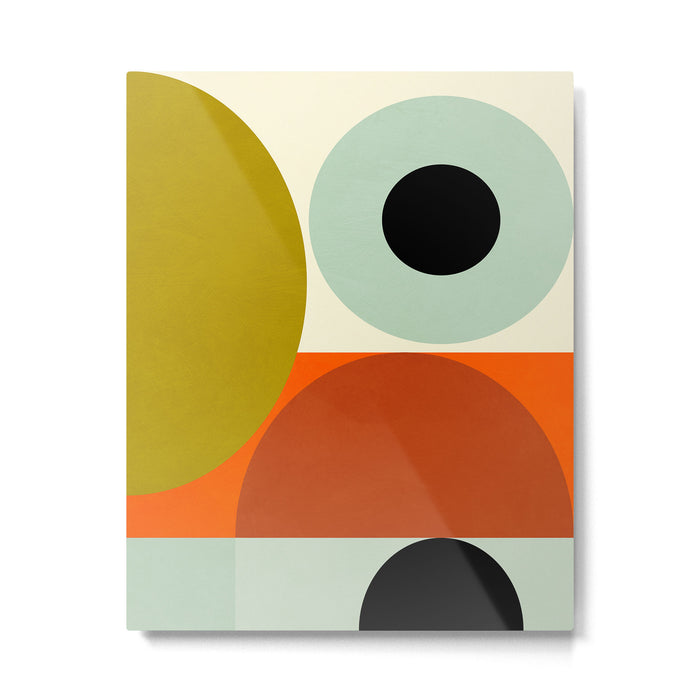 think big 5 shapes geometric Metal Print Gallery Image 1