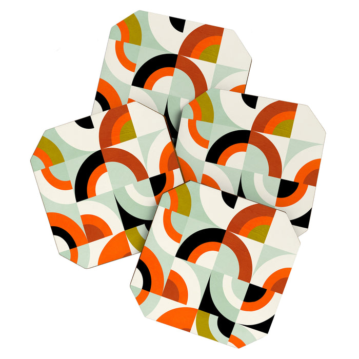 think big 6 mid century modern Coaster Gallery Image 1