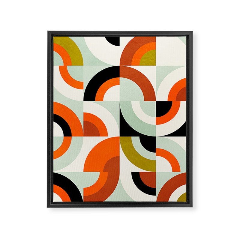 think big 6 mid century modern Framed Canvas Print Gallery Image 6