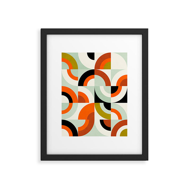 think big 6 mid century modern Framed Art Print Gallery Image 5