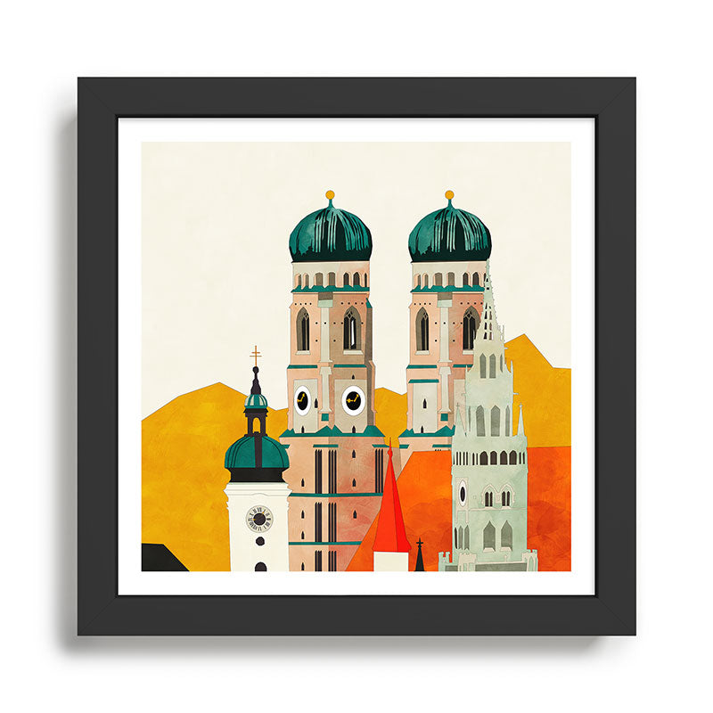 travel europe germany munich Framed Art Print Gallery Image 1