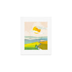 Tuscany italy landscape abstract art Art Print Gallery Image 1