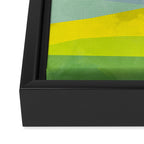 Tuscany italy landscape abstract art Framed Canvas Print Gallery Image 3