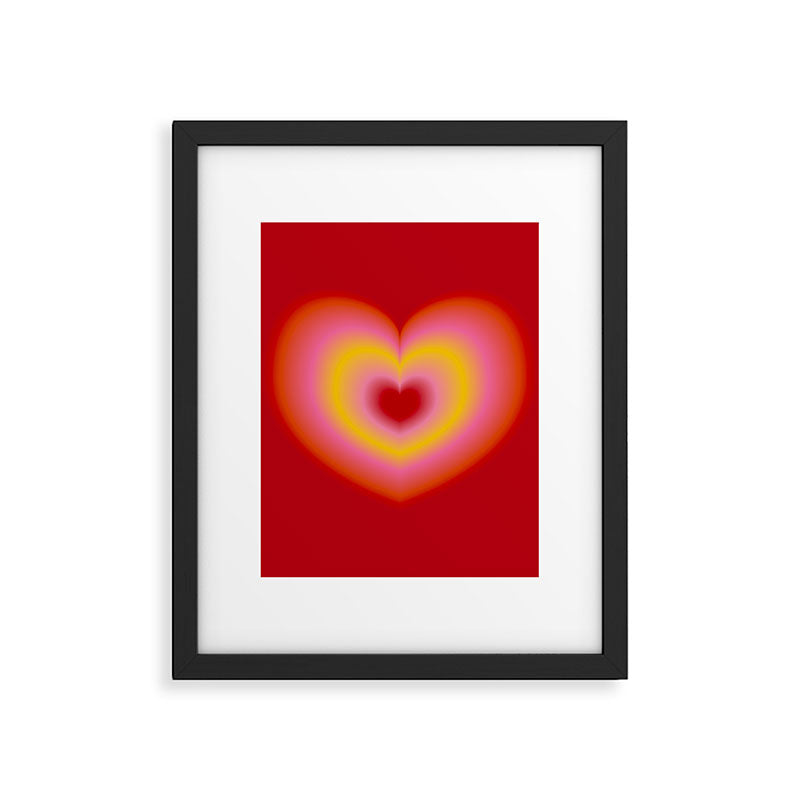valentine red Framed Art Print Gallery Image 4