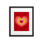 valentine red Framed Art Print Gallery Image 4