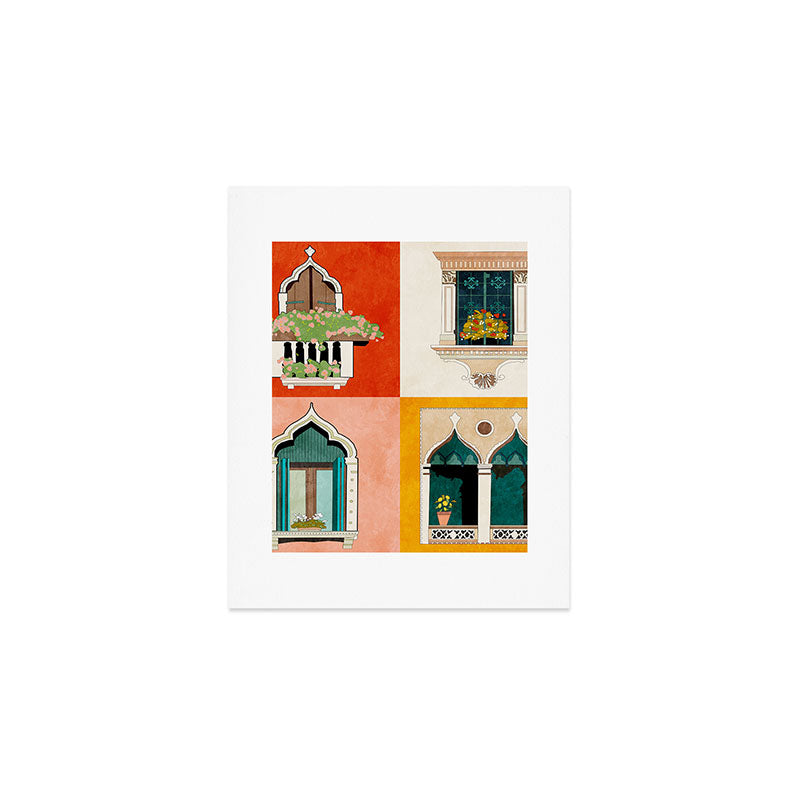 venice windows Art Print Gallery Image 1