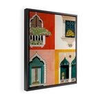 venice windows Framed Canvas Print Gallery Image 2