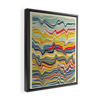 warped lines II Framed Canvas Print Gallery Image 2