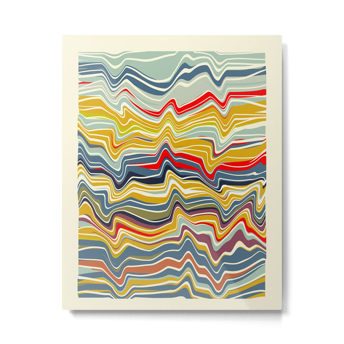 warped lines II Metal Print Gallery Image 1