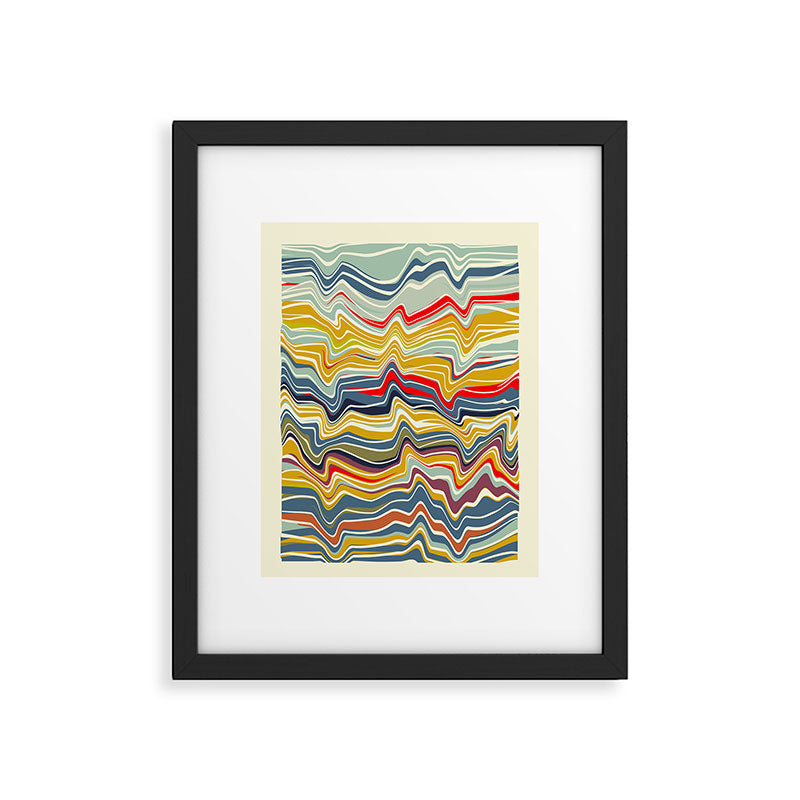 warped lines II Framed Art Print Gallery Image 5