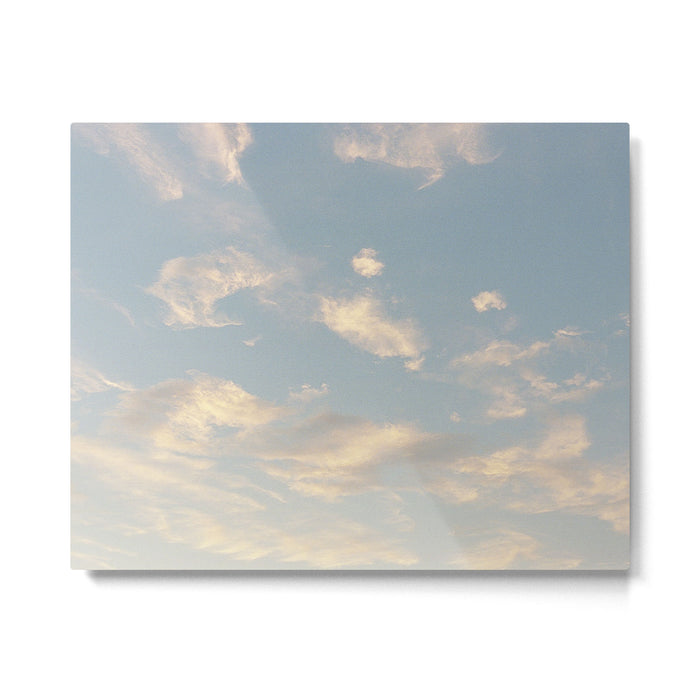 Golden Clouds | Minimal 35mm Film Photography Metal Print Gallery Image 1