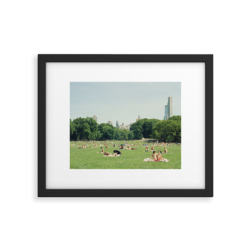 Summer in Central Park New York City | 35mm Film Photography Framed Art Print Gallery Image 5