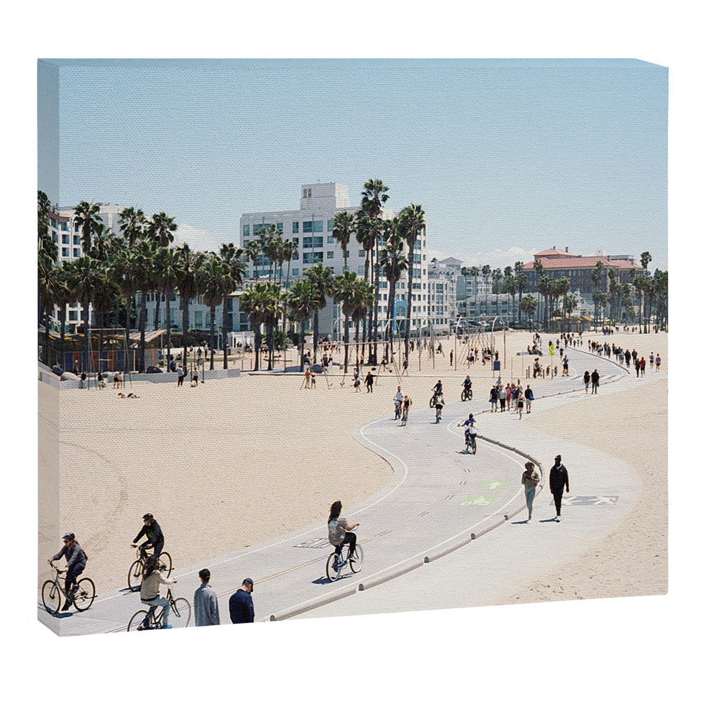 Summer in Santa Monica | 35mm Film Photography Canvas Print Gallery Image 1