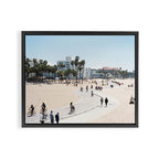 Summer in Santa Monica | 35mm Film Photography Framed Canvas Print Gallery Image 3