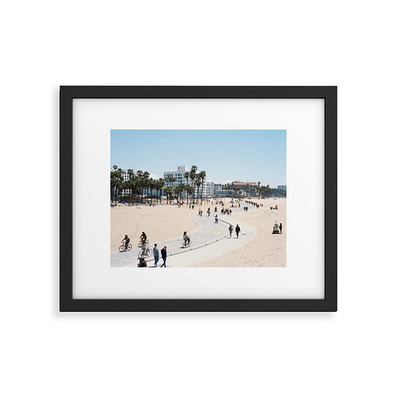 Summer in Santa Monica | 35mm Film Photography Framed Art Print Gallery Image 1