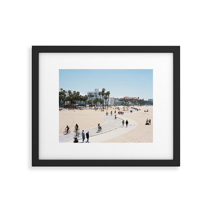 Summer in Santa Monica | 35mm Film Photography Framed Art Print Gallery Image 1