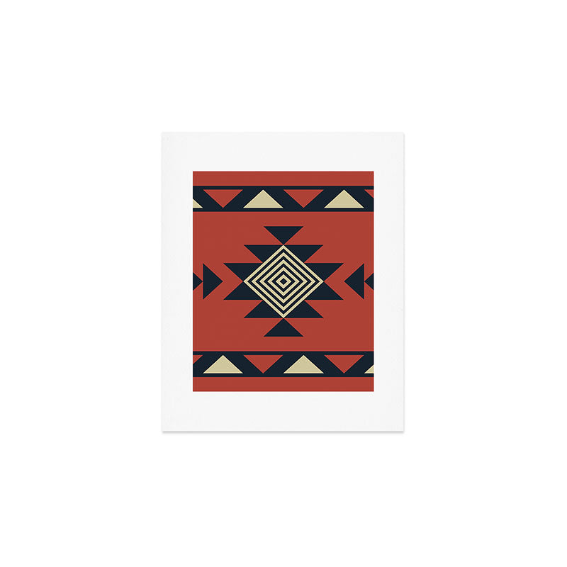 Aztec pattern Art Print Gallery Image 1
