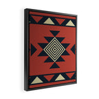 Aztec pattern Framed Canvas Print Gallery Image 2