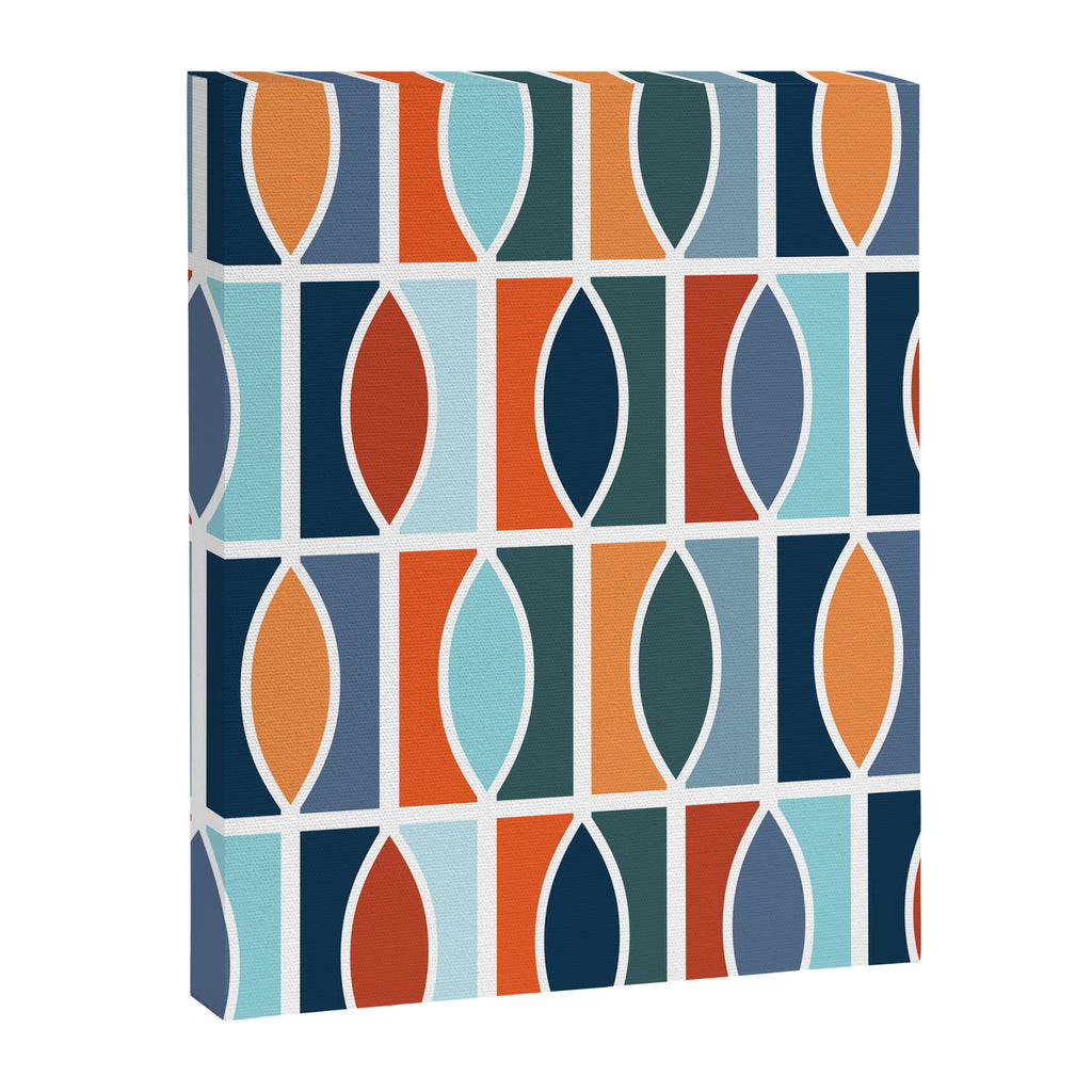Colorful Mid Century design Canvas Print Gallery Image 8