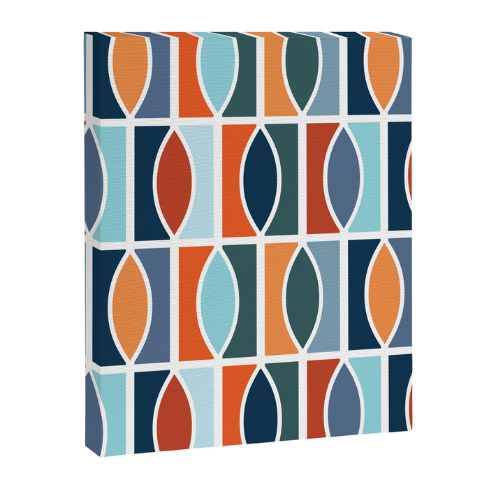 Colorful Mid Century design Canvas Print Gallery Image 1