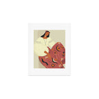 a girl in a national costume Art Print Gallery Image 1