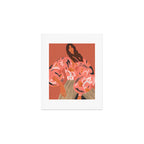 a girl in an embroidered shirt Art Print Gallery Image 1