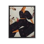 a girl in armor  Framed Canvas Print Gallery Image 8