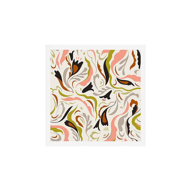 abstract decorative floral bright pattern Art Print Gallery Image 1