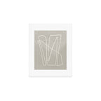 abstract graphic line intertwining Art Print Gallery Image 1