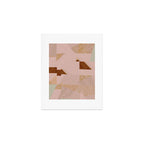 abstract pink texture background Art Print Gallery Image 1