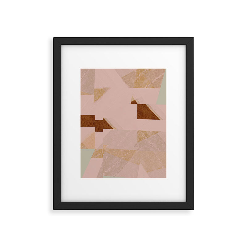 abstract pink texture background Framed Art Print Gallery Image 5