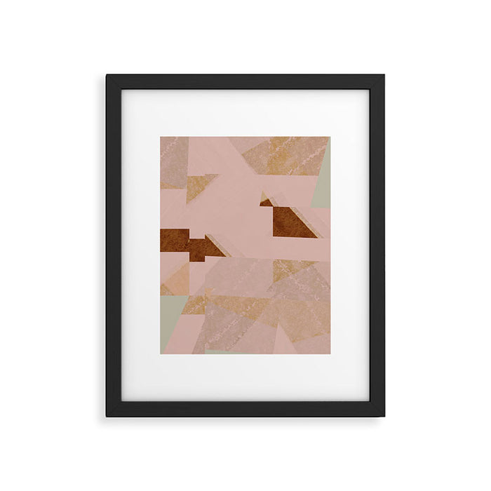 abstract pink texture background Framed Art Print Gallery Image 1