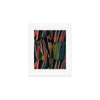 abstract striped multicolored background Art Print Gallery Image 1