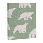 animalistic seamless pattern with polar bears Canvas Print Gallery Image 8